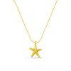 Fine Starfish Collar Necklace