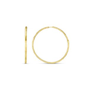 Polished Molten Oversized Hoop Earrings