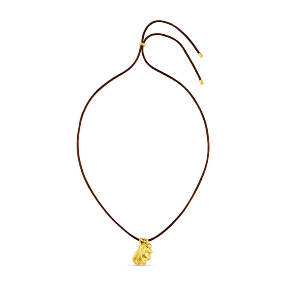 LUXE Shell Pendant Cord Necklace - Image 4