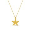 Textured Starfish Necklace