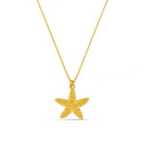 Textured Starfish Necklace