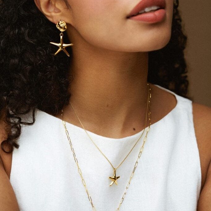 LUXE Starfish Charm Necklace - Image 2