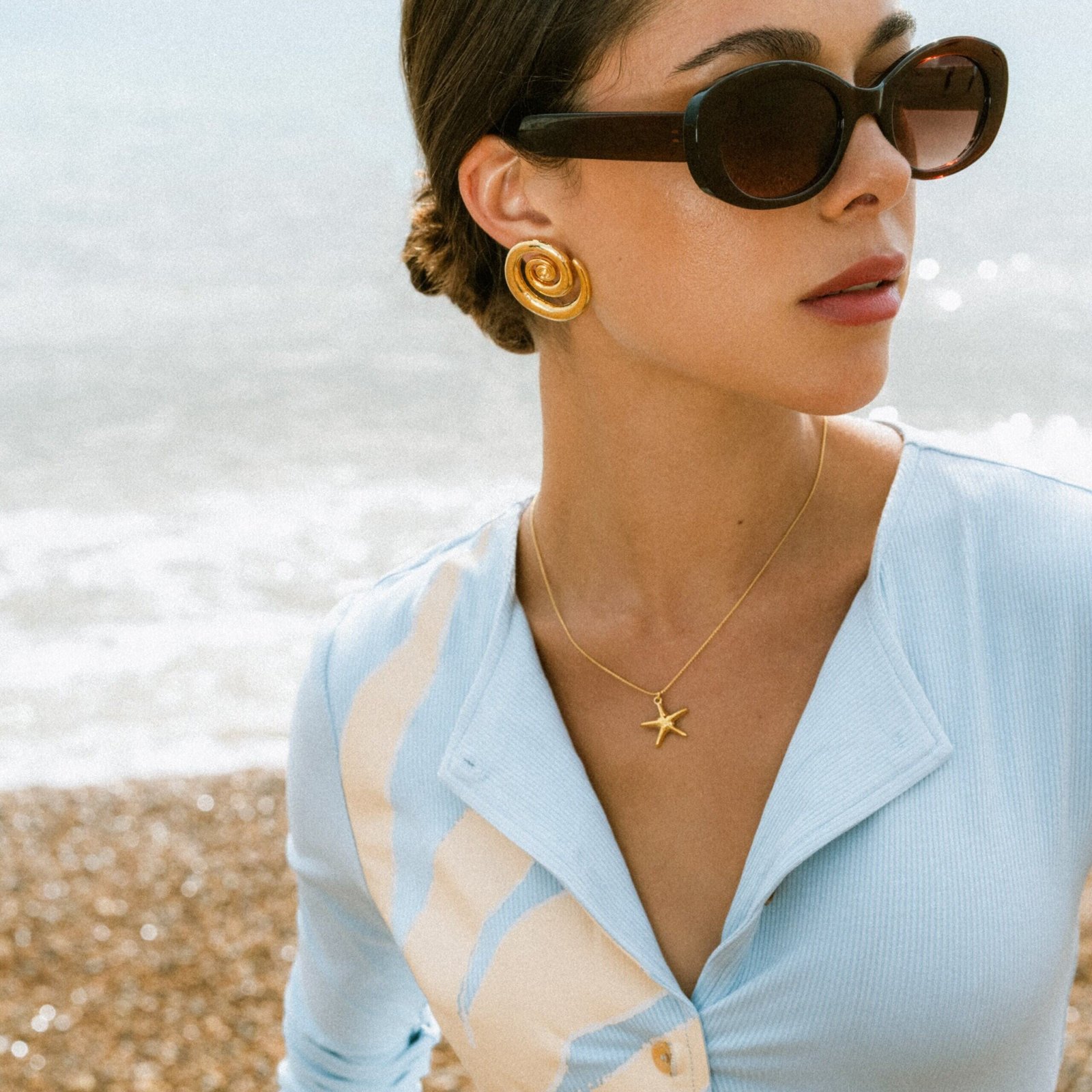 LUXE Starfish Charm Necklace - Image 3