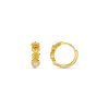Seaside Motif Hoop Earrings