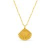 Statement Textured Shell Necklace