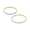 Fine Cupchain Stretch Bracelet Duo